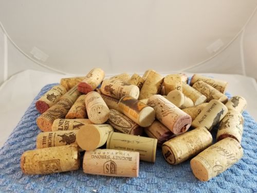 Lot of 40 misc. used wine corks   Lot(1230-03) Wedding Craft Multi-Use