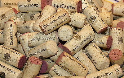 20 Used White Wine Corks - All Natural, Crafts DIY 100% Cork, Unstained Clean