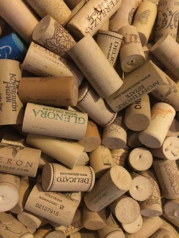 Lot of 300 Used Synthetic Wine Corks - Great For Crafting DIY Home Decor Crafts