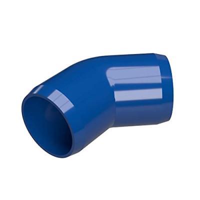 FORMUFIT F00145E-BL-4 45 degree Elbow PVC Fitting, Furniture Grade, 1