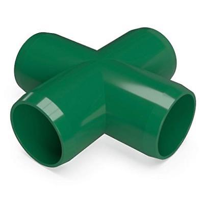 FORMUFIT F001CRX-GR-4 Cross PVC Fitting, Furniture Grade, 1