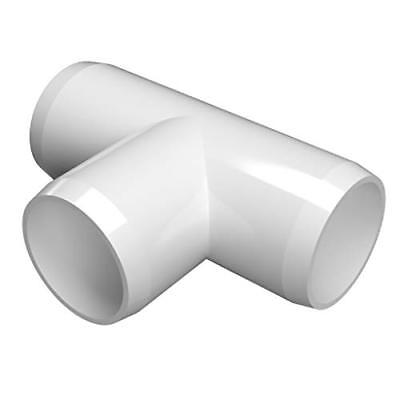 FORMUFIT F001TEE-WH-4 Tee PVC Fitting, Furniture Grade, 1
