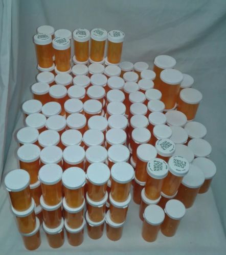 Lot of 195 NEW Empty Rx Pill Bottles Crafts Coins Storage fishing Assorted Sizes