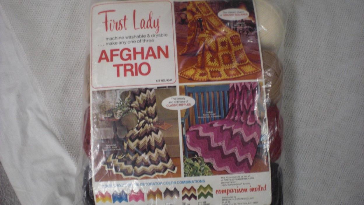 FIRST LADY AFGHAN TRIO KIT