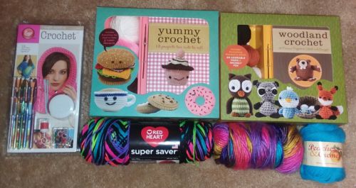 Crochet Starter Kit! Boye Crochet Kit, Yummy Crochet, Woodland Crochet, Yarn Lot