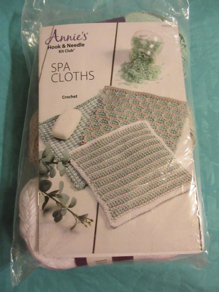 Annie's Attic hook & needle kit knit or crochet Spa Cloths