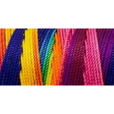 Bulk Buy: Iris Nylon Crochet Thread Size 18 197 Yards Fiesta Mix 18-471 (4-Pack)