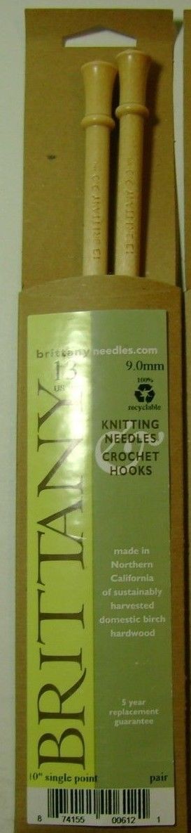 Brittany Single Point Knitting Needles 10
