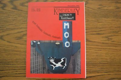 Kimberly Direct Pattern Book Dec1991 Bond USM Ultimate Sweater knitting Machine
