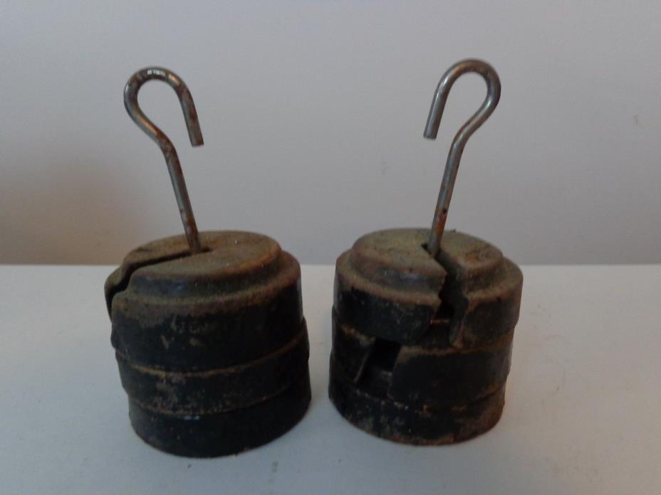 Antique Weights For Auto Knitter Circular Sock Machine, Auto Knitter Weights