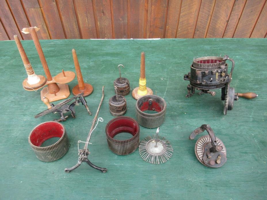 ANTIQUE PT LEGARE  400 AUTO CSM KNITTER MACHINE 4 Cylinder 54 72 80 +  36 Ribber