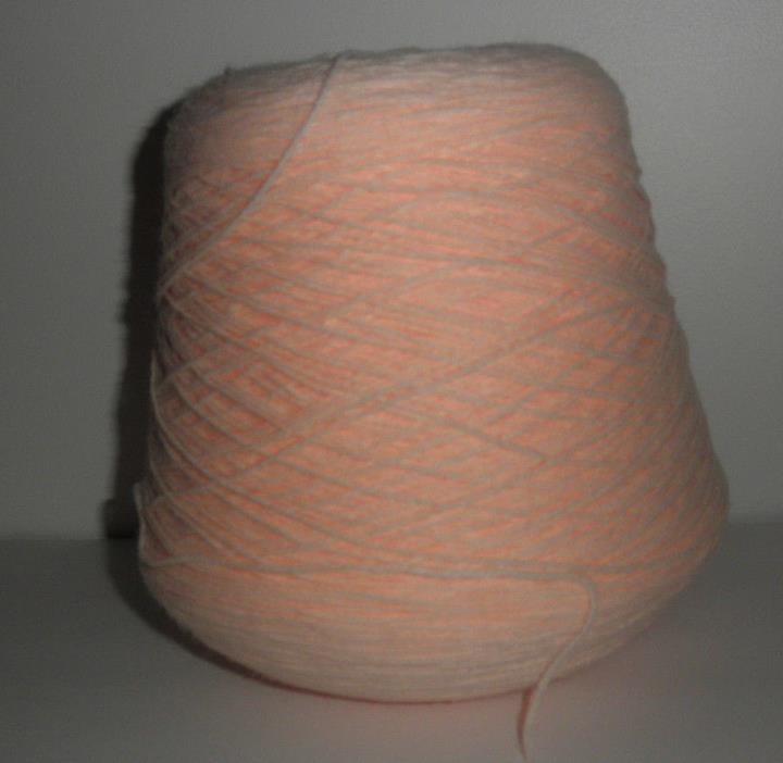 VTG 100% Acrylic Nomis Yarn Peach 8680 One Pound Cone  Dyecraftsman, Inc.USA