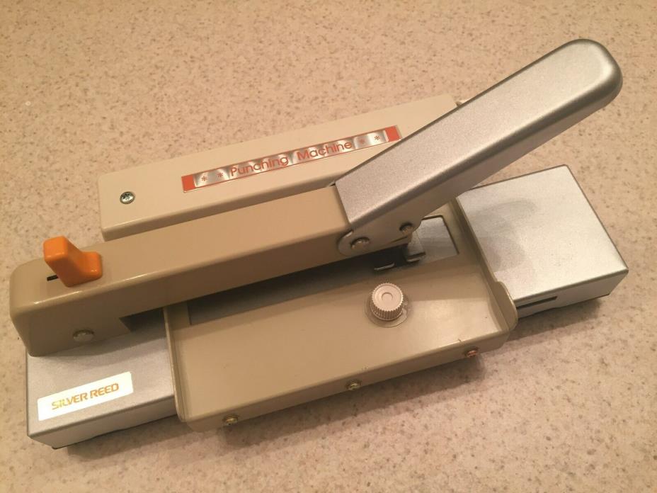 Silver Reed PM-10 Multi Card Punch Knitting Machine