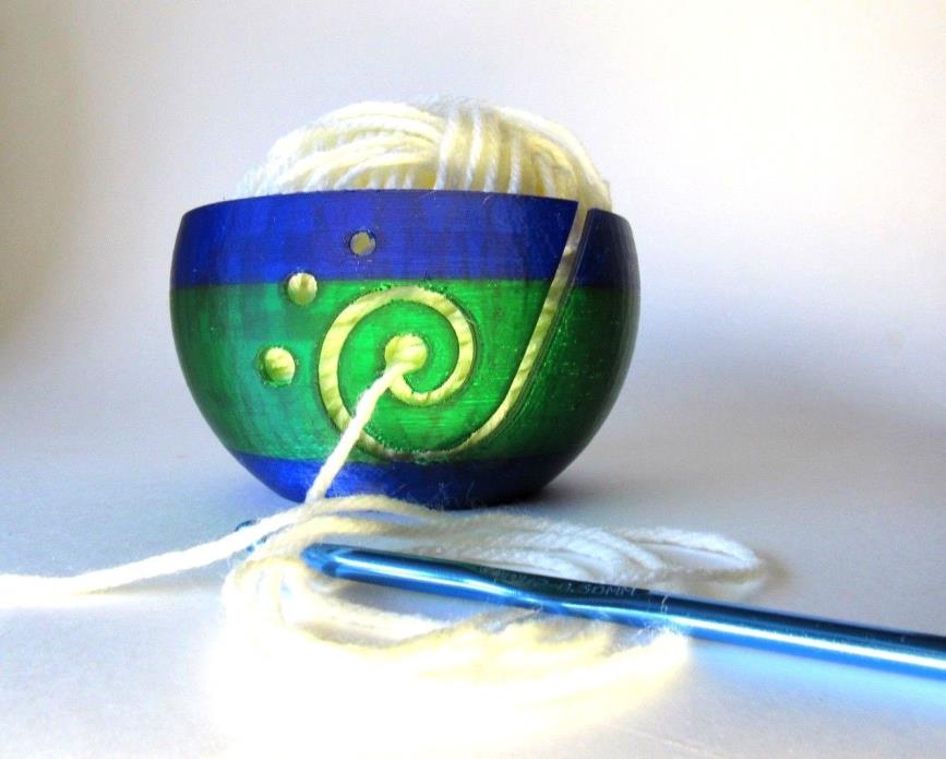 Yarn Bowl Knitting, Crochet - 3D Printed