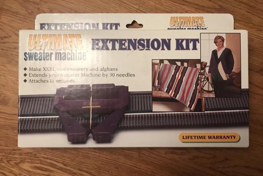 Bond America Ultimate Sweater Machine Extension Kit 30 Needles XXXL Capacity NEW