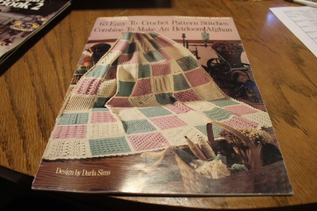63 Easy To Crochet Pattern Stitches to make an Heirloom Afghan (104)  RC