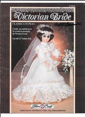 Victorian Bride Dress Crochet Pattern for 15
