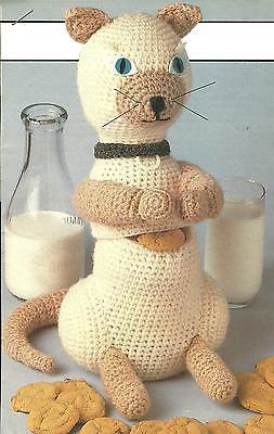 Siamese Cat Cookie Jar crochet PATTERN INSTRUCTIONS
