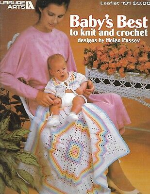 Baby's Best to knit & crochet pattern booklet