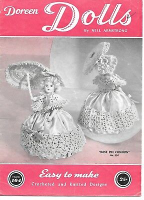 Doreen Dolls Crocheted & Knitted Outfits - Vintage Patterns for  8