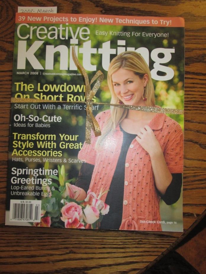 Creative Knitting~Knit Magazines-Set of 4-new~2008-2014~Knit Crochet Crafter DIY