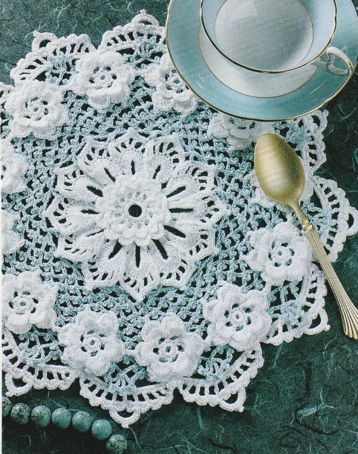 Crochet Pattern ~ Rosslare Doily ~ Instructions