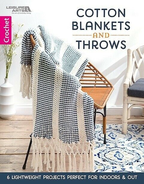 Cotton Blankets and Throws Pattern to Crochet