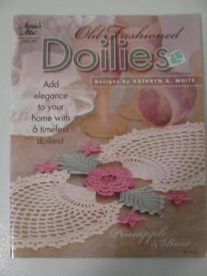 Annie's Attic Crochet Old Fashioned Doilies~6 Timeless Doilies Patterns~#877511