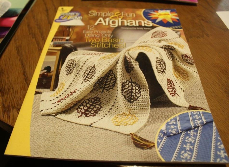 Simple & Fun Afaghans  Crochet & Weave 12 easy projects  (101)  RC