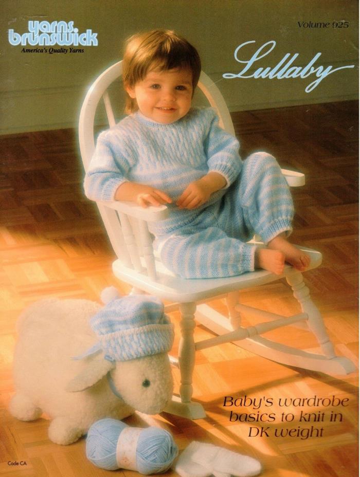 Brunswick Yarns Leaflet 925: Lullaby Baby's Wardrobe Basics to Knit in DK Weight
