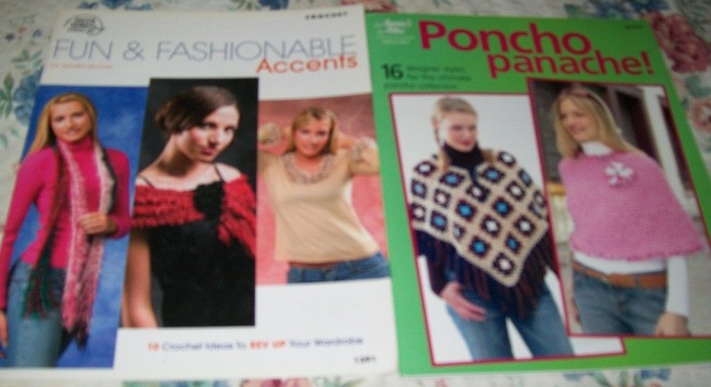 Fun & Fashionable Accents & Poncho Panache! - Annie's Attic & ASN Crochet