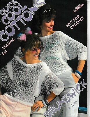 Quick Cool Cottons Knit and Crochet | Brunswick 861 Crochet Knitting