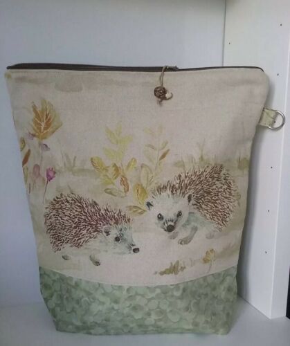 Hedgehogs XL Knitting Project Bag