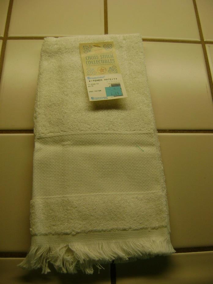 1 New Charles Craft  Kitchen Towels to Cross Stitch 18 x 24