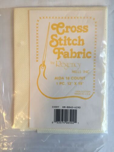 Regency Mills Cross Stitch Fabric Aida 18 Ct 1 Pc 12x18
