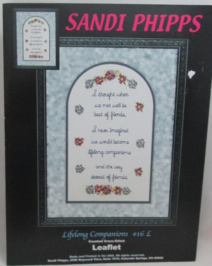 Sandi Phipps Lifelong Companions Cross Stitch Pattern Leaflet #16L