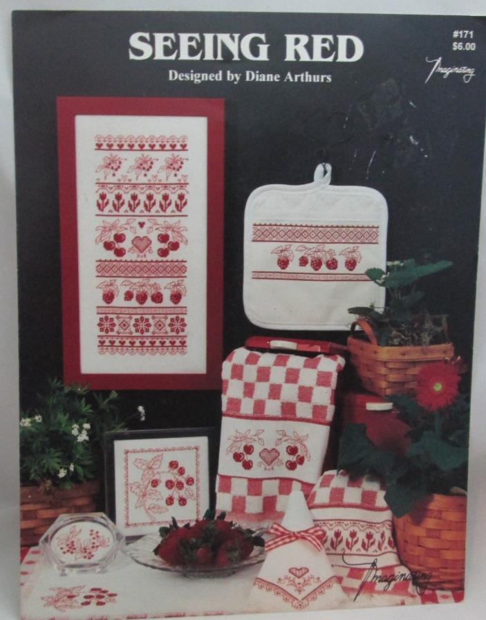Imaginating Seeing Red Designed cross stitch patterns - Kitchen Designs