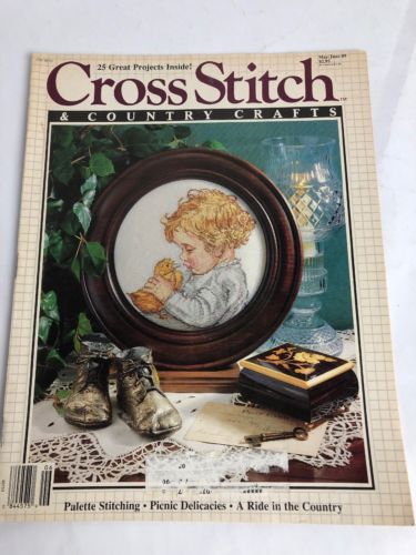 Cross Stitch & Country Crafts Magazine May June 1989