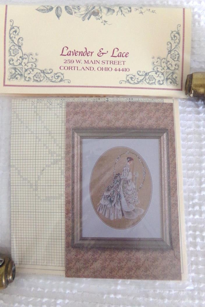 Lavender & Lace Cross Stitch Pattern Chart 
