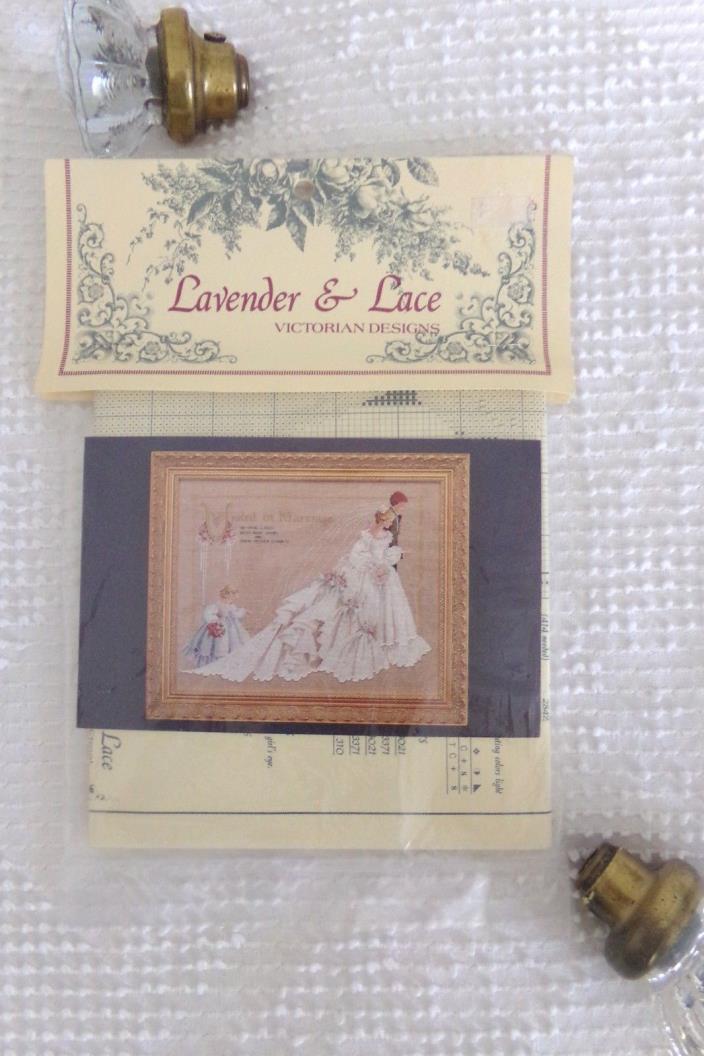 Lavender & Lace Cross Stitch Pattern Chart 