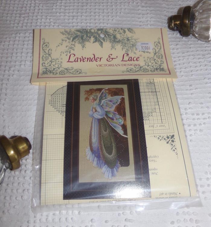 Lavender & Lace Cross Stitch Pattern Chart 