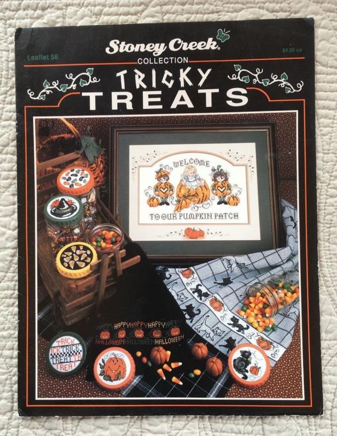 Vintage Stoney Creek Collection Tricky Treats Leaflet 56 Cross Stitch Pattern