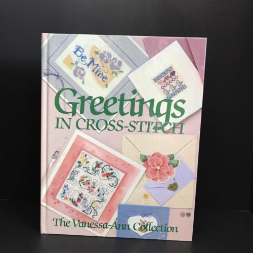 Greetings in Cross Stitch Book Vanessa Ann Collection Heartfelt Grettings Cards