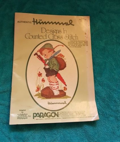 Authentic Hummel Designs in Counted Cross Stitch Gloria & Pat 16 patterns 1980