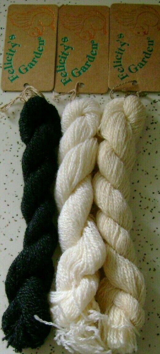 3 Felicity's Garden 50% Silk 50% Merino Wool 40 Yards Each