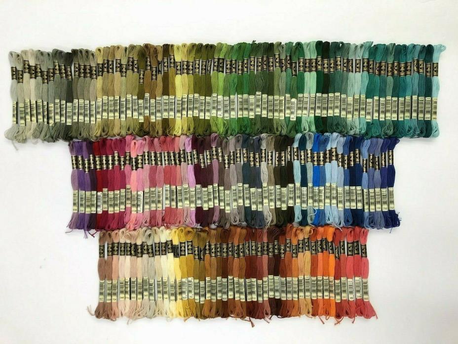 DMC Embroidery Floss Lot of 168 Thread Skeins No Duplicates 100% Cotton SET F