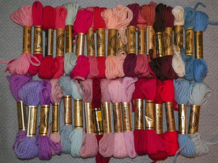 Paternayan 3ply persian needlepoint embroidery wool yarn 8 yard skeins 35x's