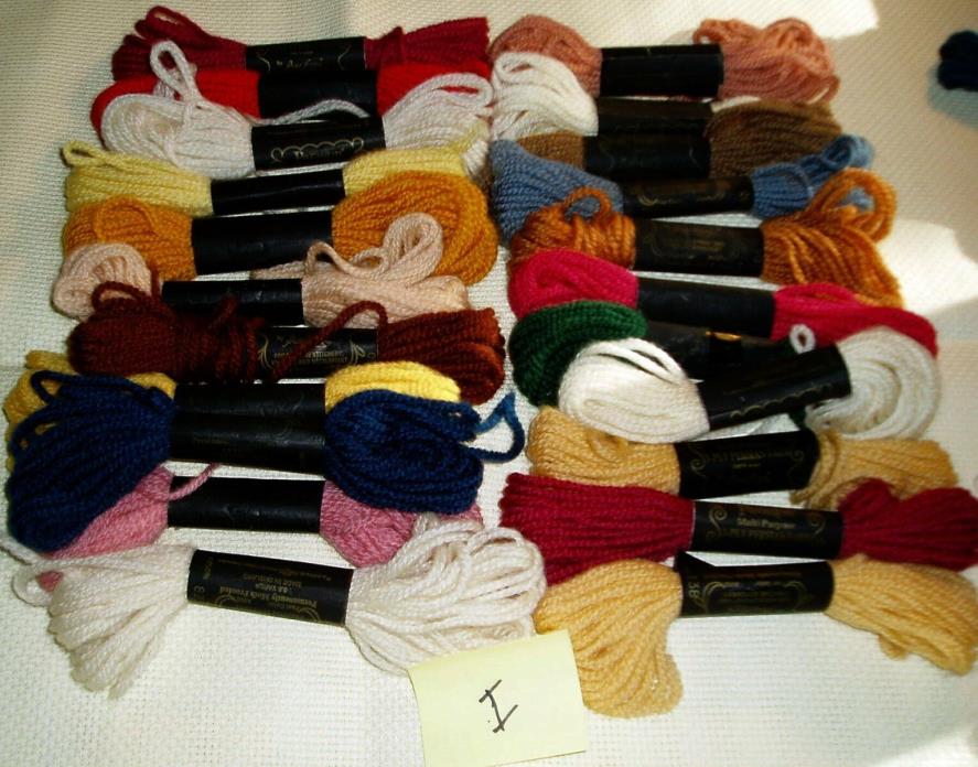 20 Skeins Paragon 3 ply Persian Wool Needlepoint Yarn