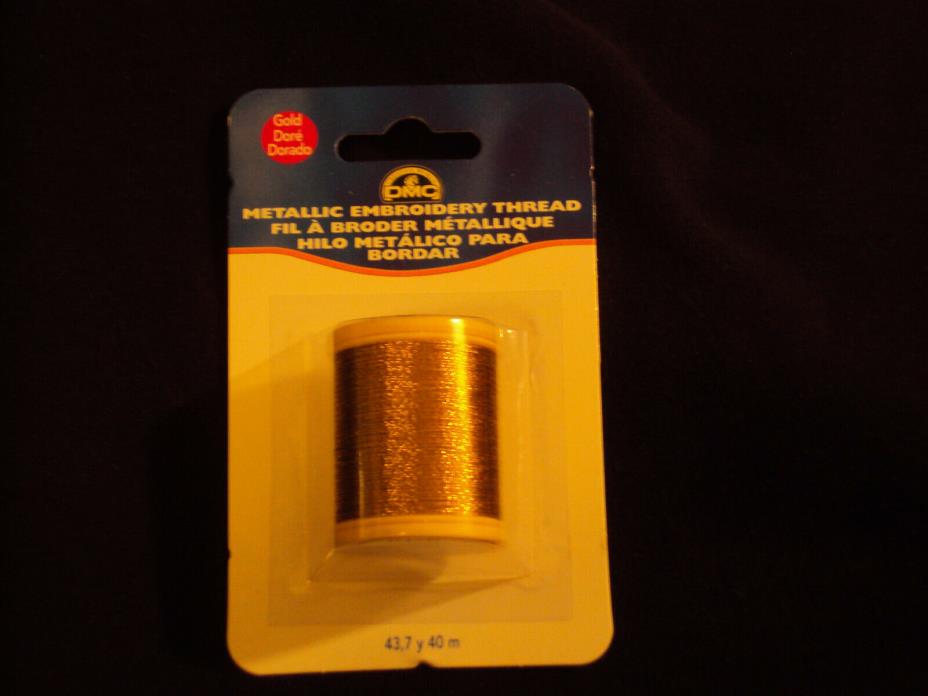 DMC Gold Embroidery Thread, Metallic- New, Factory Sealed!!!