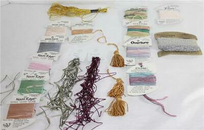 Lot of 14+ Miscellaneous Embroidery Needlepoint Cross Stitch Threads Floss